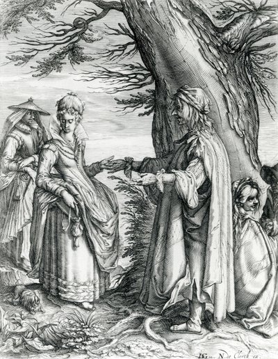 The Fortune Teller by Andries Jacobsz Stock